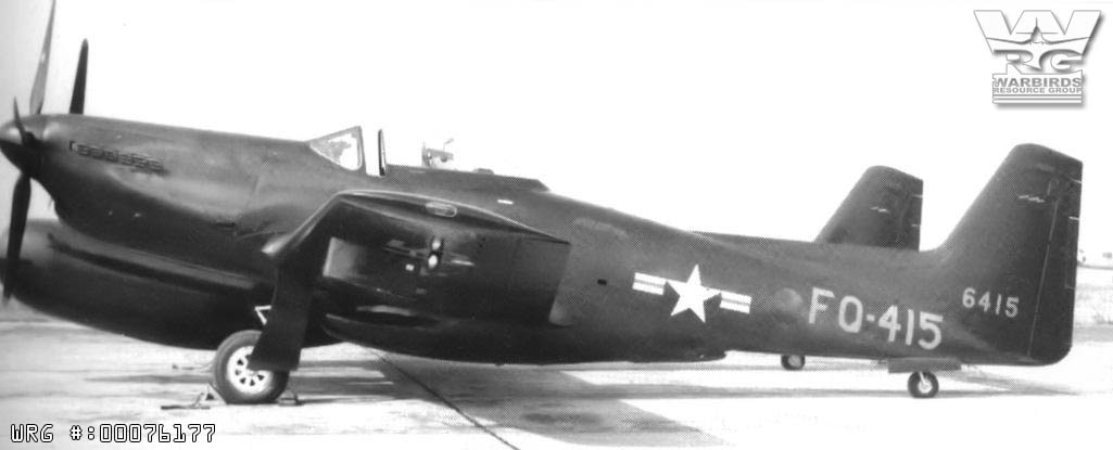 North American F-82F Twin Mustang/46-415 of the 317th Fighter-All Weather Squadron.