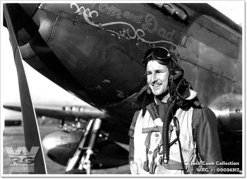 P-51D Mustang/44-11153/PE+D/Mom and Dad flown by 1st Lt. Glen Clark of the 328th FS.